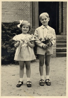 1954 bei der Heirat von Tante Maria 