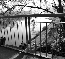 Varvarin, auf der Brücke über die Morava 