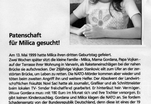 Solidaritätsaufruf im Jahr 2005