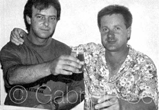 Miodrag Stamenkovic und sein Freund Ratobor Simonovic