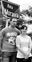 Mai 2013  Sascha Milenkovic und seine Frau 