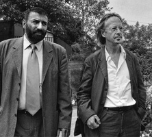 Mai 2004 Zoran Milenkovbic und Peter Handke