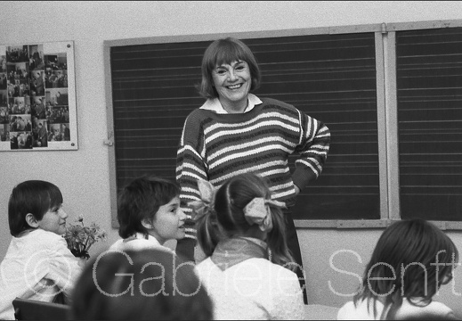 19.12. 1984 Gisela May zu Gast in einer Schule