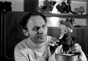 1979 Gerhardt Behrendt mit Sandmännchen