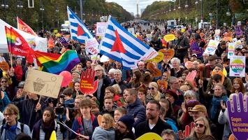 22.10.2017 Berlin, Demo gegen Rassismus