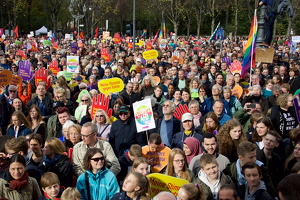 22.10.2017 Berlin, Demo gegen Rassismus