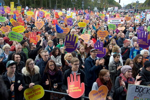 22.10.2017 Berlin, Demo gegen Rassismus