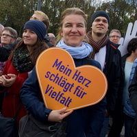 22.10.2017 Berlin, Demo gegen Rassismus