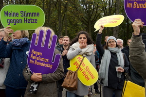 22.10.2017 Berlin, Demo gegen Rassismus