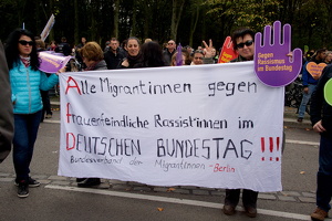 22.10.2017 Berlin, Demo gegen Rassismus