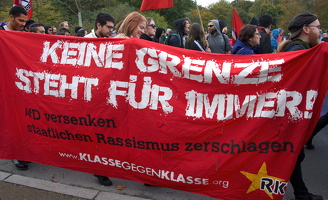 22.10.2017 Berlin, Demo gegen Rassismus