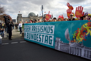 22.10.2017 Berlin, Demo gegen Rassismus