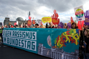 22.10.2017 Berlin, Demo gegen Rassismus