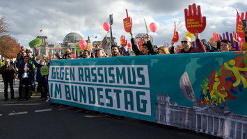 22.10.2017 Berlin, Demo gegen Rassismus