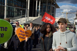 22.10.2017 Berlin, Demo gegen Rassismus