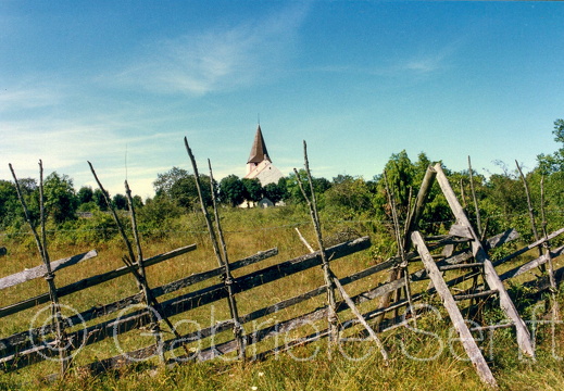 1991 Gotland  trsditionalle Zäune