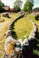 1991 Gotland  Steinsetzung