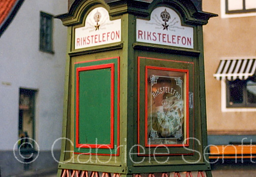 1991Telefonzelle in Schweden