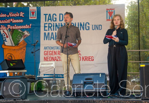14.09.2025 beim Tag der Erinnerung und Mahnung