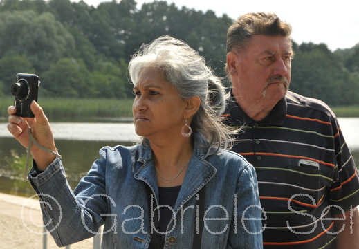 23.08.2013 mit Kubanerinnen in der Gedenkstätte Ravensbrück