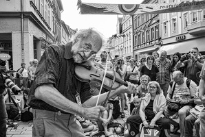 06.07.2013 Klaus, der Geiger beim Folkfest in Rudolstadt 