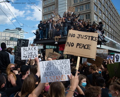 06.06.2020 Black lives matter Demo am Alexanderplatz