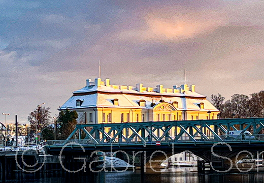 05.01.2026 Blick über die Dahme zum Schloss in Berlin Köpenick